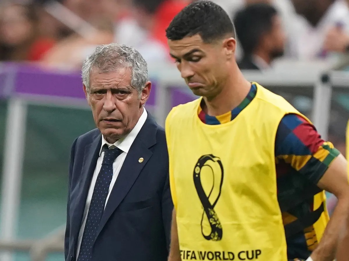 Cristiano Ronaldo e fernado santos