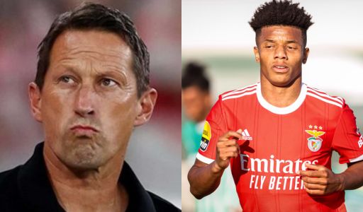 David Neres e Roger Schmidt