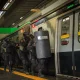 A Polícia de Segurança Pública recebe ameaça de bomba em estação de metro da Trindade, localizada na cidade do Porto.