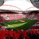 vídeo no estádio da Luz