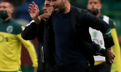 O treinador do Sporting CP, o Rúben Amorim desapontado com o Gyokeres e o seu plantel isso, no âmbito do jogo recente frente o Raków.